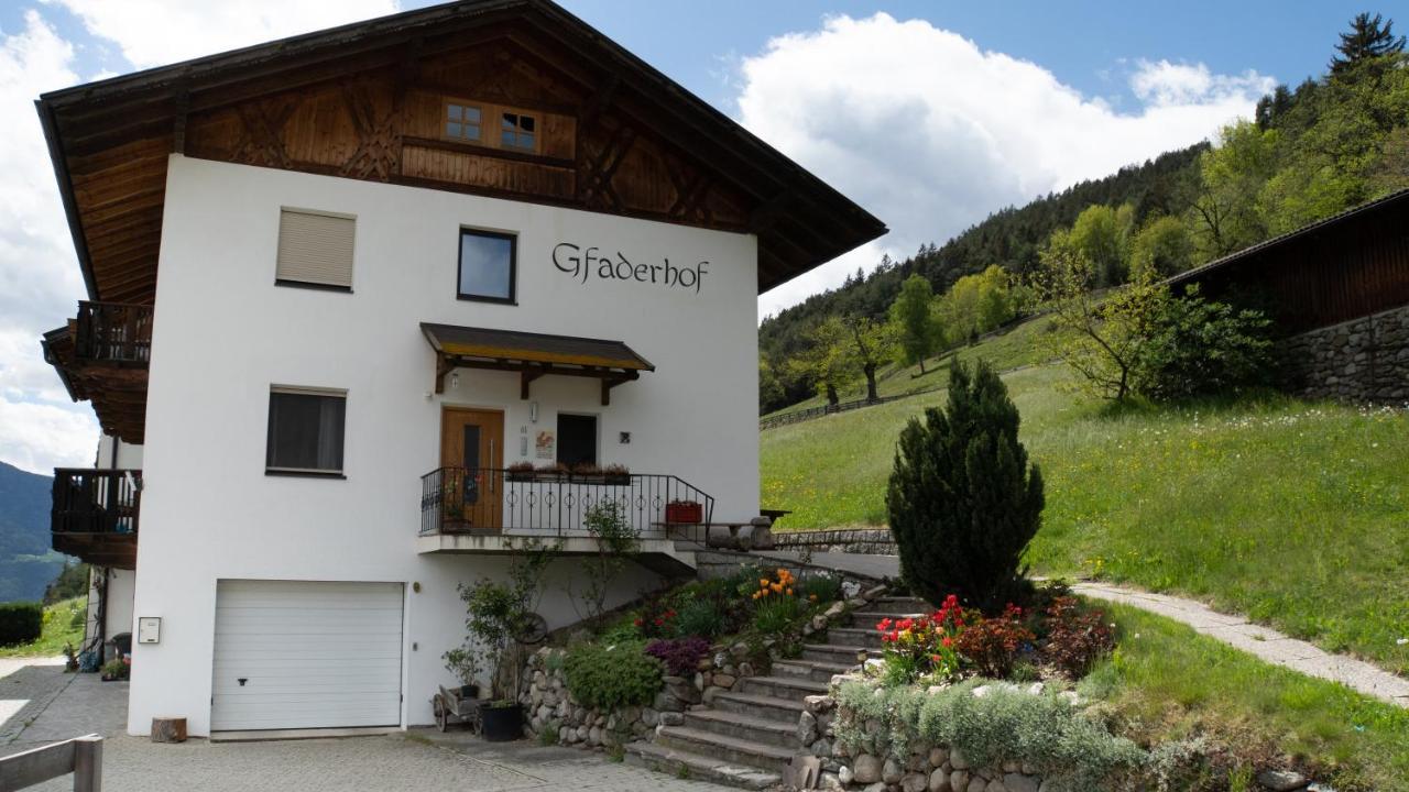 Apartament Agriturismo Gfaderhof Bressanone Zewnętrze zdjęcie